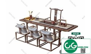 Tea Room 15 3D Model
